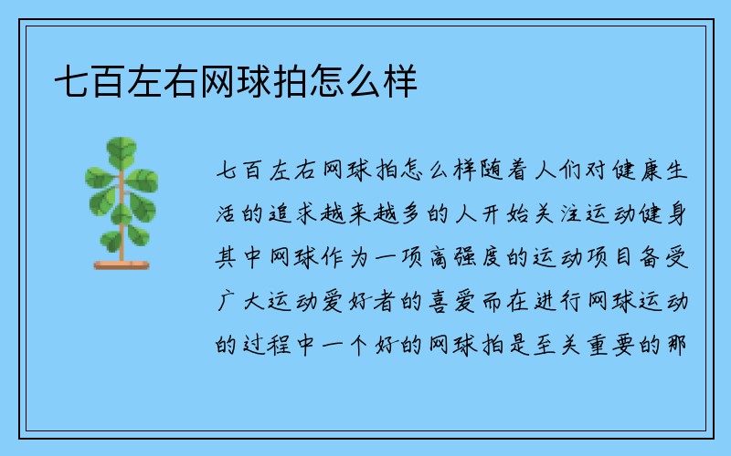 七百左右网球拍怎么样